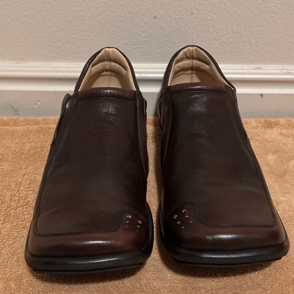 bkr Dark Brown Leather Loafers